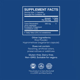 Xandro Lab Trans Resveratrol Supplement Facts