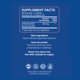 NMN 500 Supplement Facts