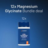 12x Magnesium Glycinate 500 mg