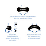 Xandro Lab Air Nasal Strips How to use