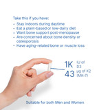 Liposomal Vitamin D3 + K2 Benefits