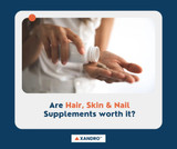 Vitamins Common in beauty supplements for Hair, Skin and Nails