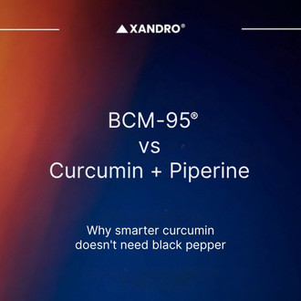 BCM-95® vs. Curcumin + Piperine: Why smarter curcumin doesn't need black pepper