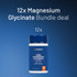 12x Magnesium Glycinate 500 mg