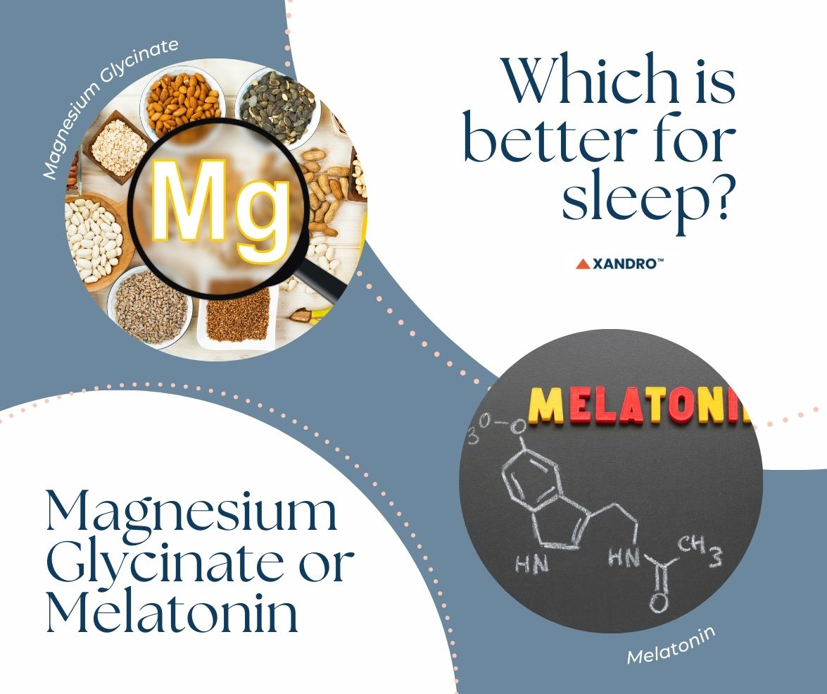 Comparison Between a Melatonin and Magnesium Supplement Xandro Lab