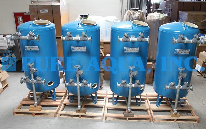 Systèmes de Filtration Multimédia 4 x 70 GPM - Koweït - Pure Aqua, Inc