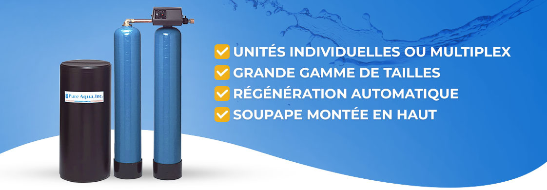 Twin Tank Water Softener SF-900F with Fleck Valve