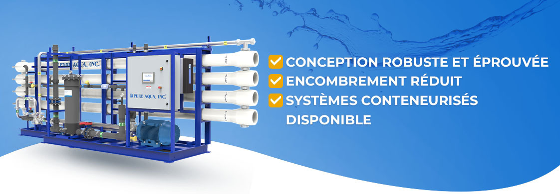 seawater desalination reverse osmosis industrial systems SWRO 8000-500000 gpd features