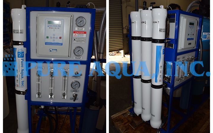 Système d'Osmose Inverse et Système d'Échange d'Ions Désionisant 4500 GPD - El Salvador