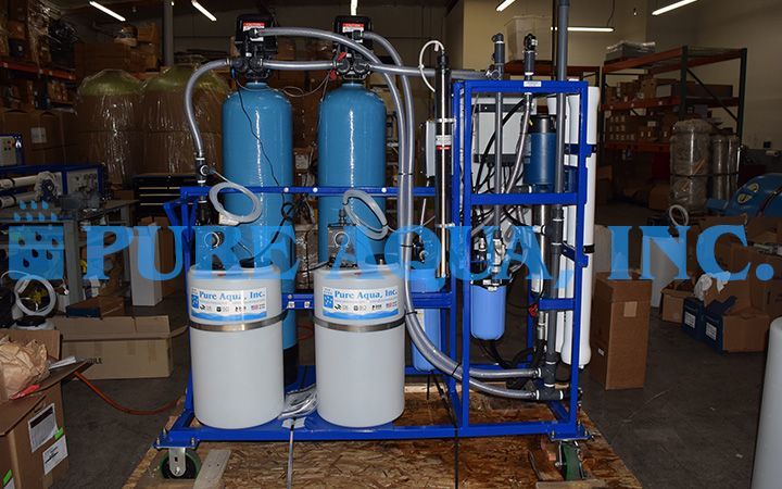 Système d'Osmose Inverse et Système d'Échange d'Ions Désionisant 4500 GPD - El Salvador