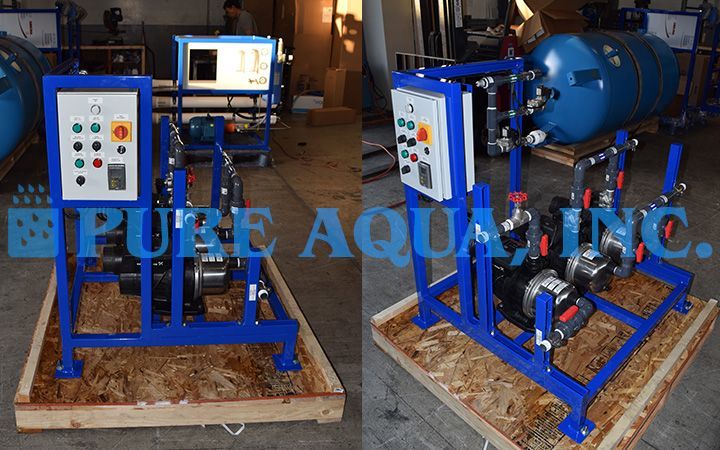 Système d'Osmose Inverse/Échange d'Ions Désionisant Manuel 1800 GPD - États-Unis