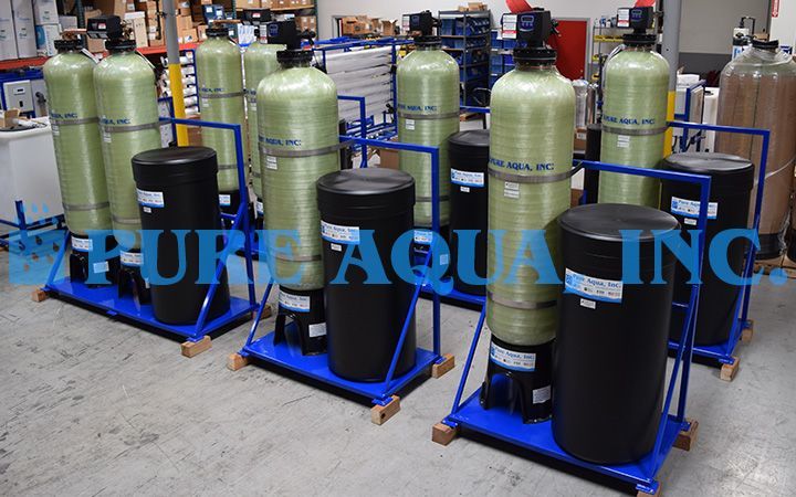 Systèmes Adoucissants sur Palette Montée 6 x 20 GPM - Koweït