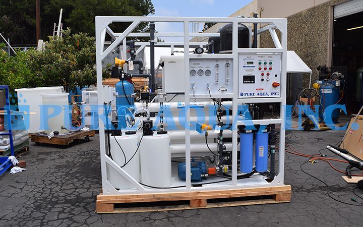 Offshore Commercial d’Eau de Mer par Osmose Inverse Paquet 2 X 3.200 GPD - Malaisie