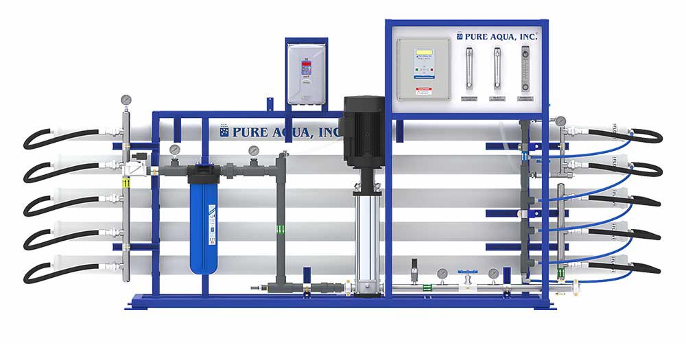 Systèmes d'Osmose Inversée commerciale pour eau saumâtre BWRO RO-300