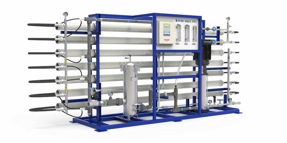 Systèmes d'Osmose Inversée commerciale pour eau saumâtre BWRO RO-300