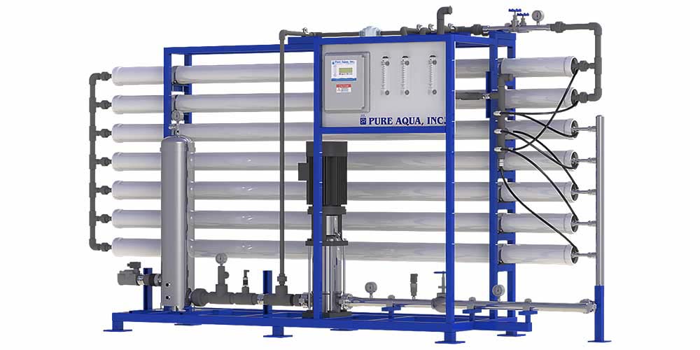 Systèmes d'Osmose Inversée commerciale pour eau saumâtre BWRO RO-300