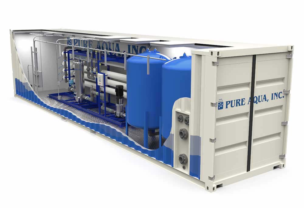Système d’osmose inversée conteneurisé/mobile CRO