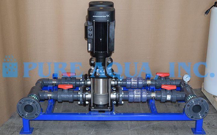 Machine Industrielle Inverse Osmose pour l'eau Mise en Bouteille 87000 GPD - Algérie