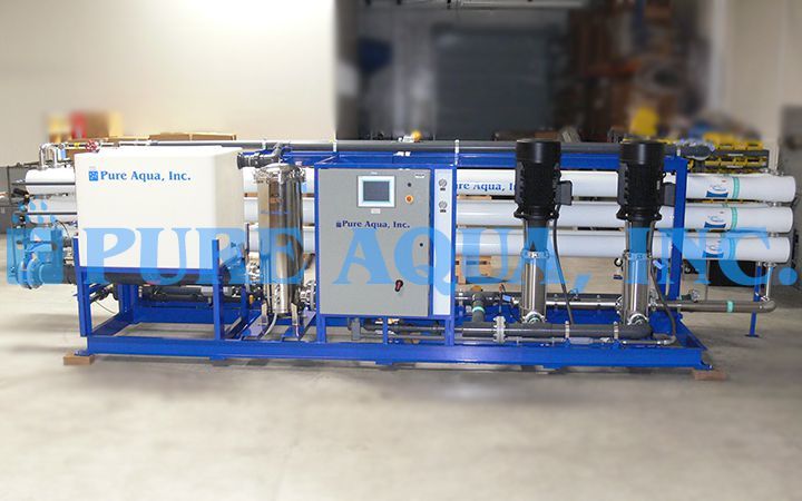 Saumâtres Industriel d’Équipement d'Osmose Inverse 320000 GPD - Egypte