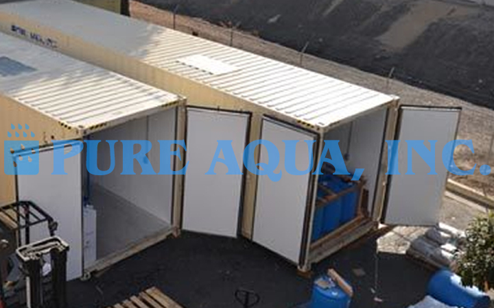Système Conteneurisé de Traitement de l’eau 66000 GPD - Libye