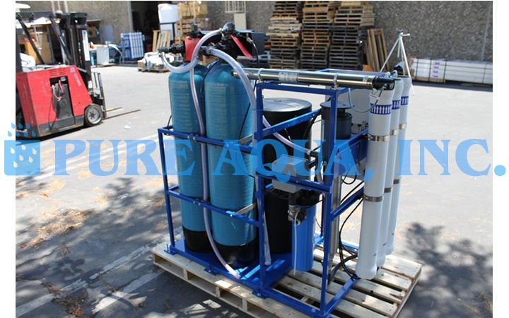 Palette montée BWRO Machine 4500 GPD - Afrique du Sud