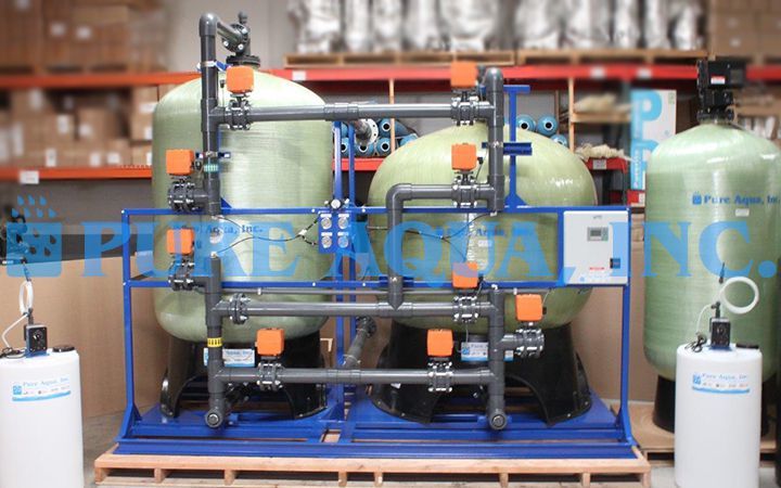 Palette Montée du Filtre à eau 311040 GPD - Jordanie