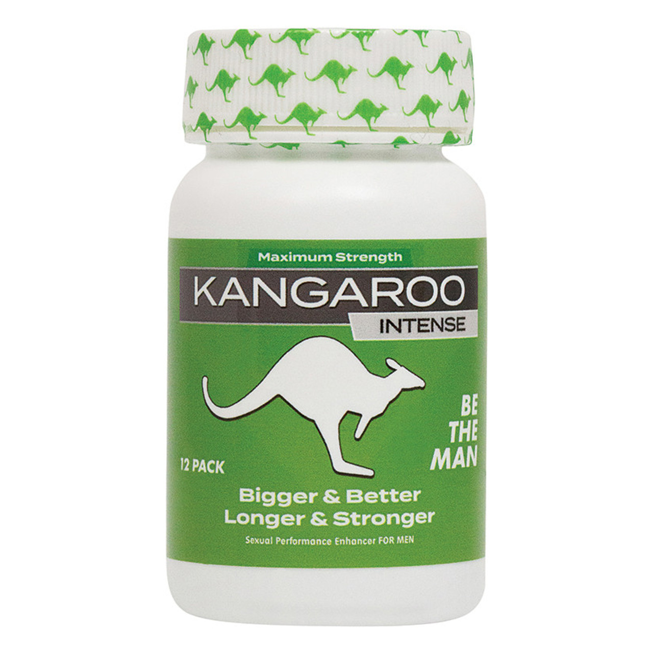 Kangaroo Green Intense For Him 12 Count Bottle 7017