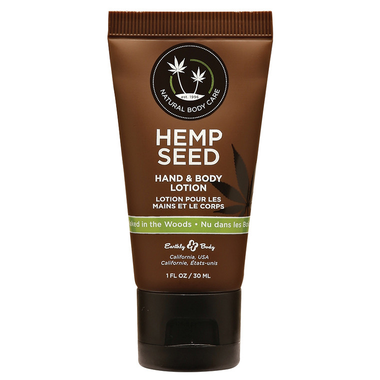 Earthly Body Hemp Seed Lotion-Naked in the Woods 1oz