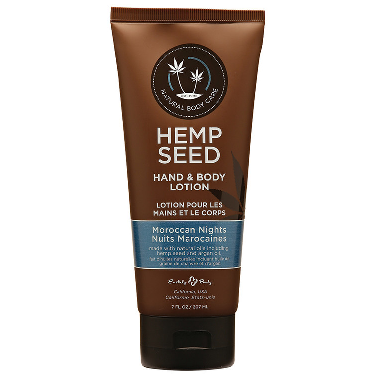 Earthly Body Hemp Seed Lotion-Moroccan Nights 7oz