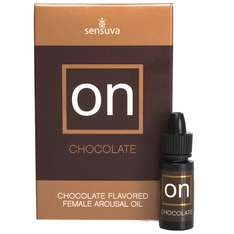 Sensuva ON Chocolate Female Arousal Oil 5ml Bottle Large Box