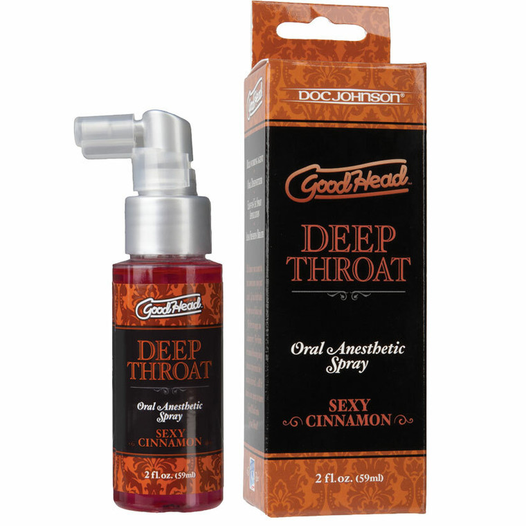 GoodHead Deep Throat Spray - Sexy Cinnamon 2oz