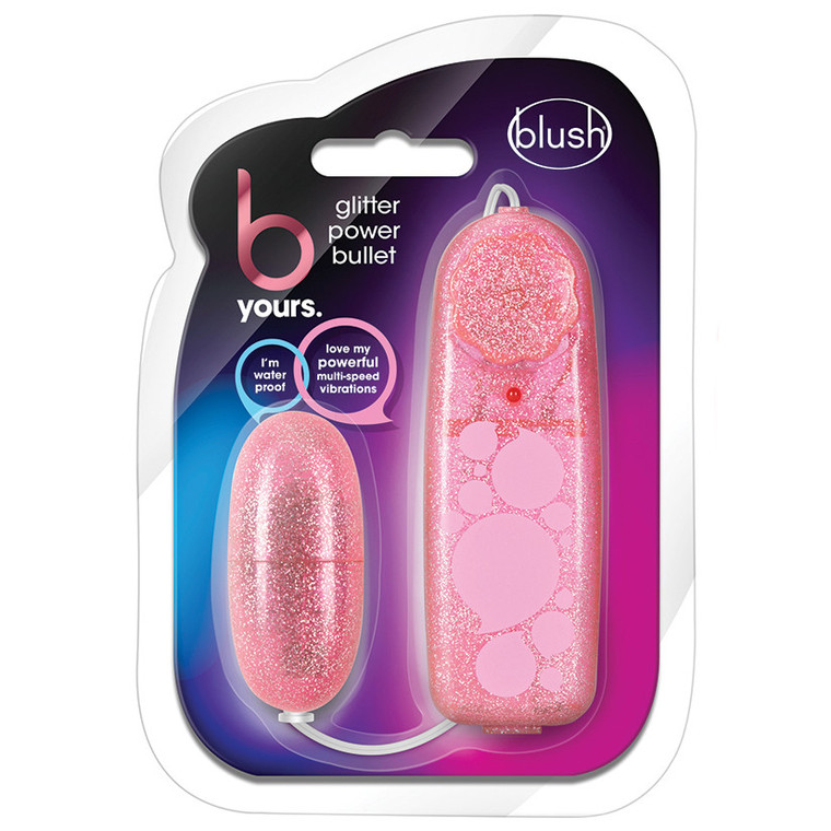 B Yours Glitter Power Bullet  -  Pink