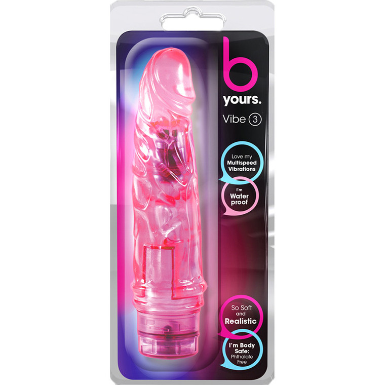 B Yours Vibe 3  -  Pink 7.25"