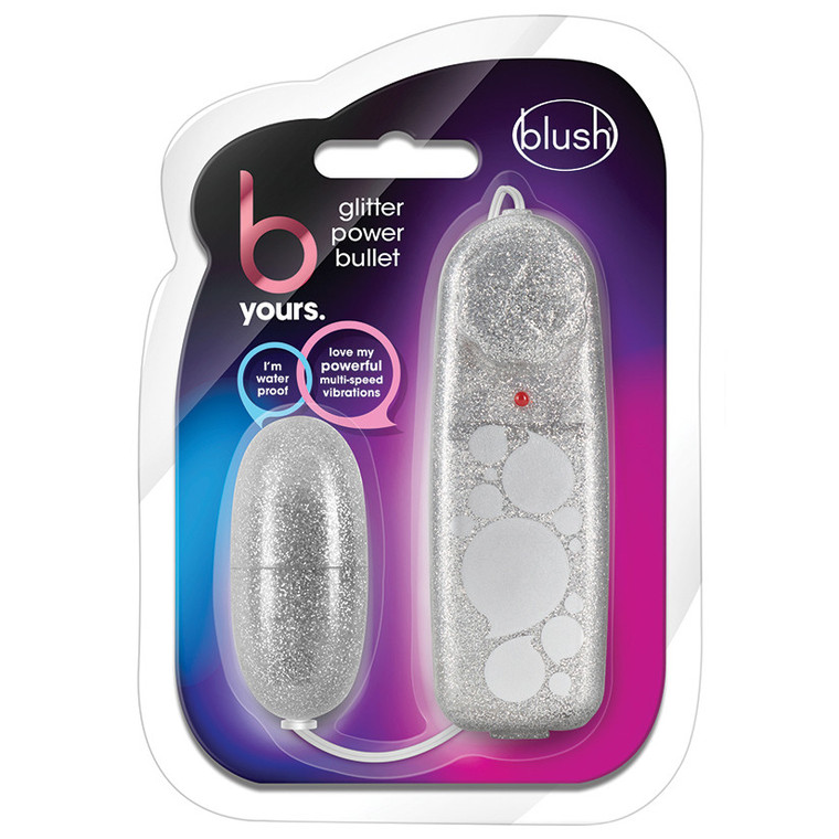 B Yours Glitter Power Bullet  -  Silver