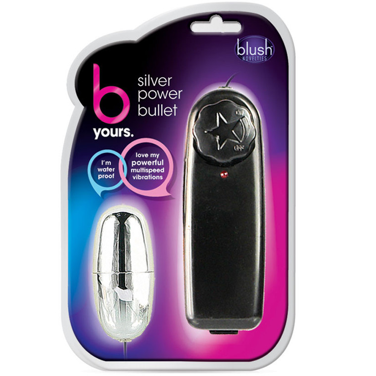 B Yours Silver Power Bullet  -  Black