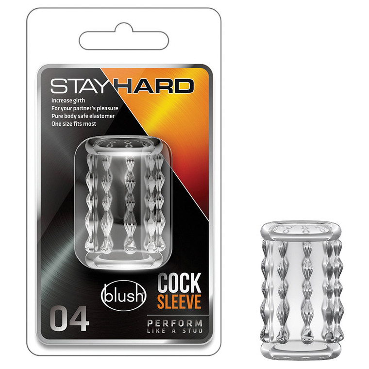 Stay Hard Cock Sleeve 04  -  Clear