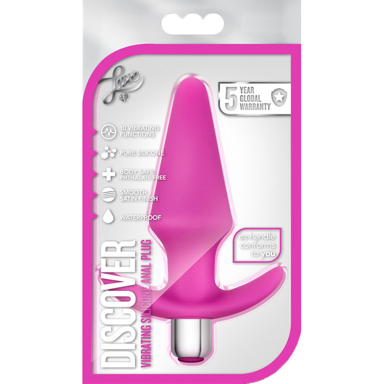 Luxe Discover Anal Plug  -  Pink