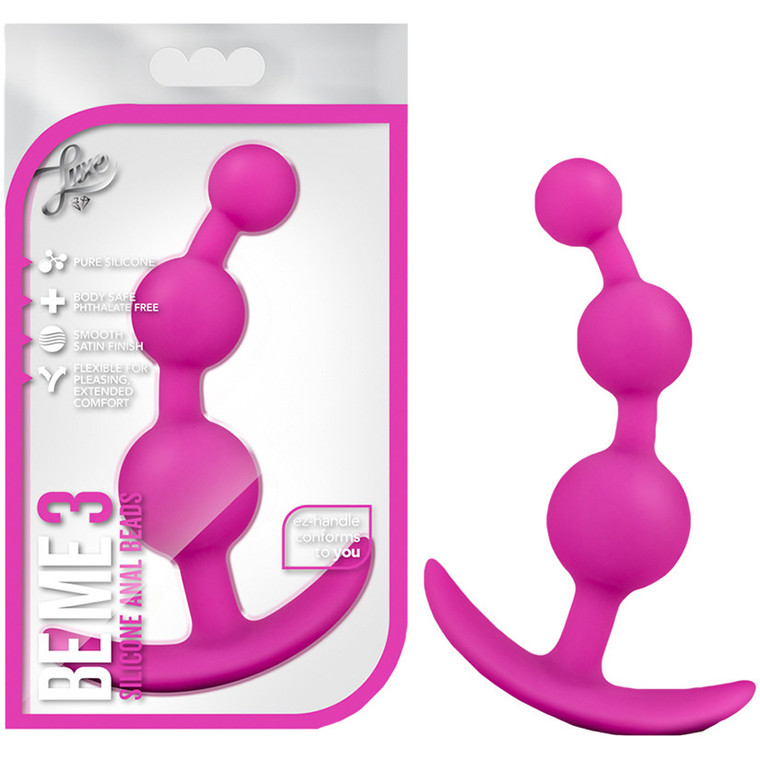 Luxe Be Me 3 Anal Plug  -  Pink