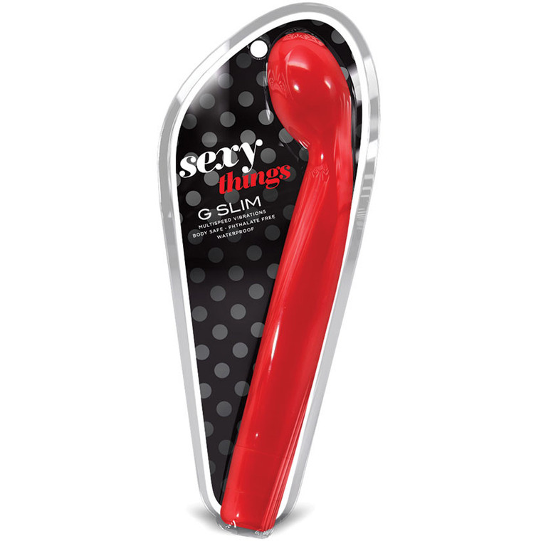 Sexy Things Slim G Vibe-Red 8.5"