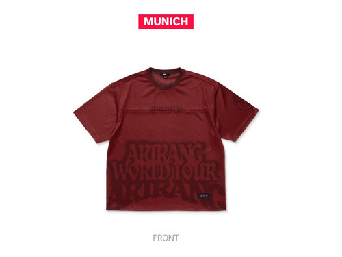 [PREORDER] [BTS] ARIRANG - TOUR JERSEY - EUROPE - Munich - Size L