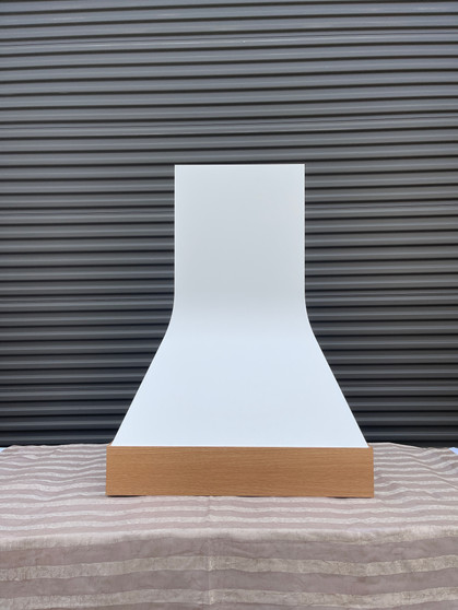 painted wood range hood cover