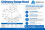 chimney hood dimensions