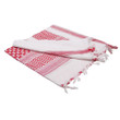 Cotton White & Red Arab Shemagh Head Scarf 