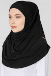 Black Amira Hijab 