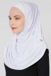 White Amira Hijab 
