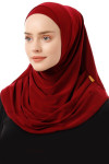 Bordeaux Practical Amira Hijab & Luxury Underscarf