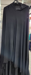 black sleeves  Lecra Jelbab with attached cap