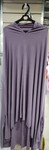 Lilac Purple Sleeves Lecra  Jelbab 