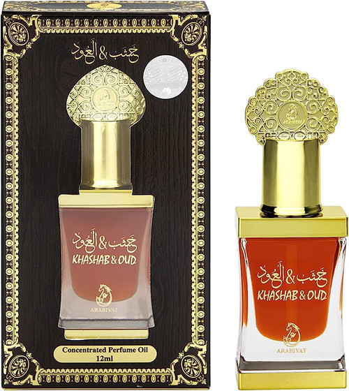 Khashab & Oud Brown Perfume Oil By My Perfumes (unisex)- 12Ml Khashab & Oud Brown Perfume Oil By My Perfumes (unisex)- 12Ml