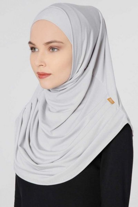 Light Grey Amira Hijab Light Grey Amira Hijab